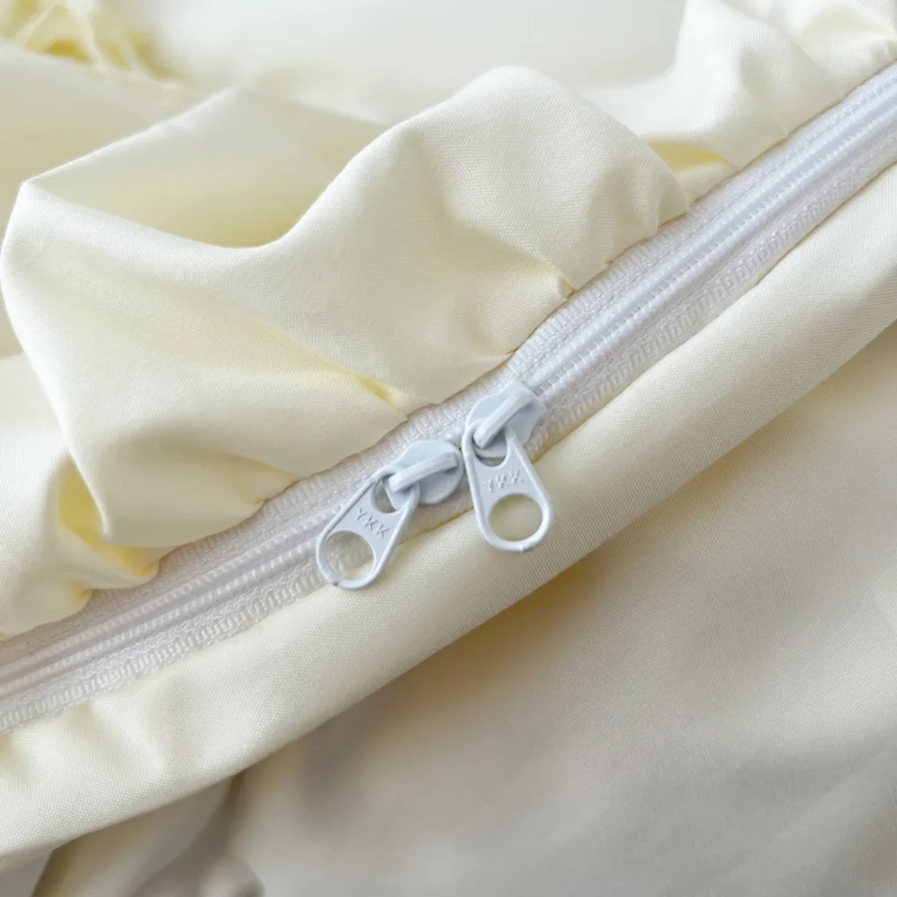 100% Cotton Queen Farmhouse Antique Ruffle Bed Set